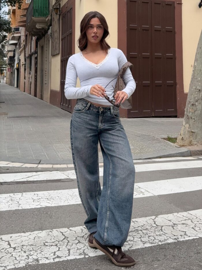 DÜŞÜK BEL BAGGY BARREL FİT JEAN