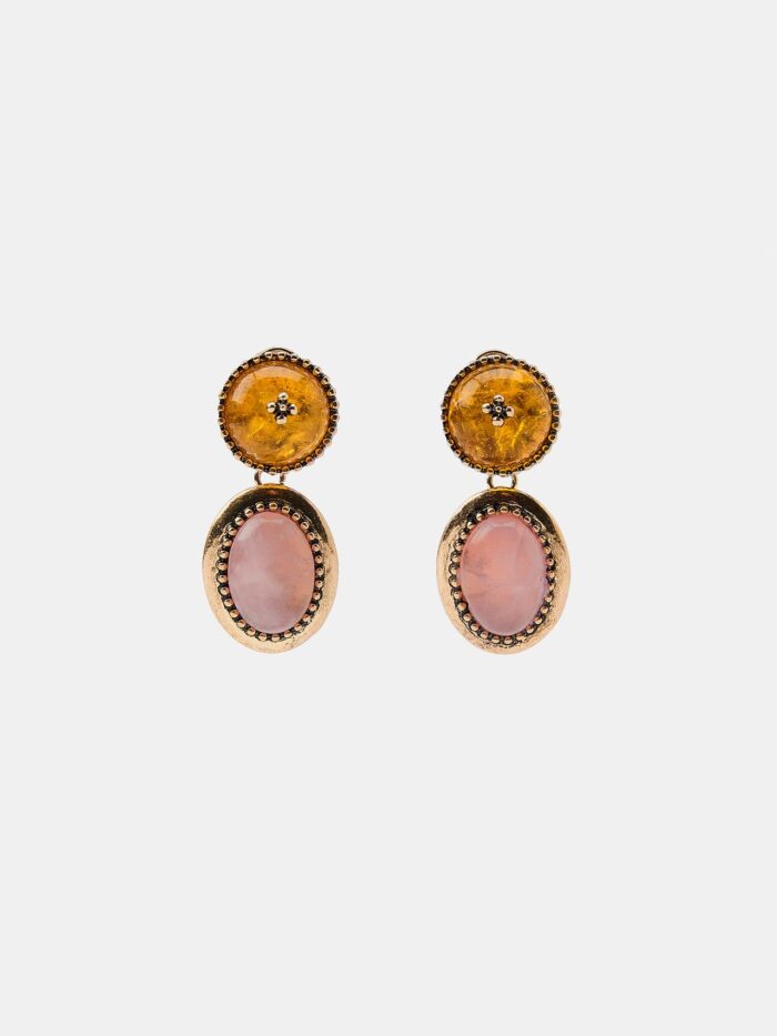 TAŞ ŞEKLİNDE KÜPELER