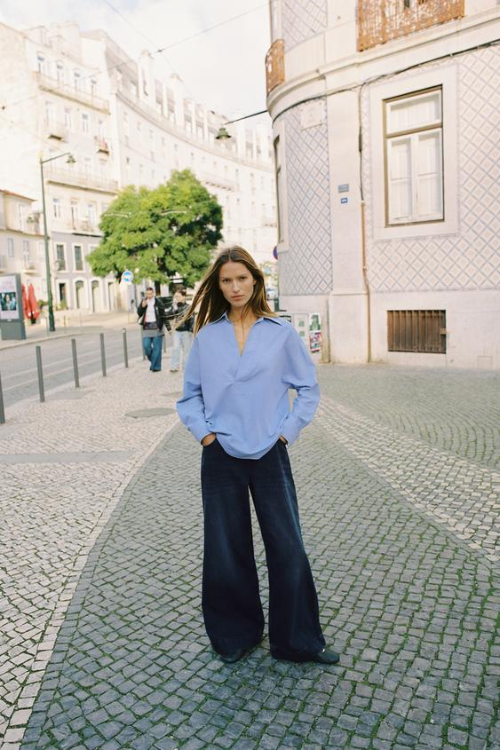 OVERSIZE OXFORD GÖMLEK