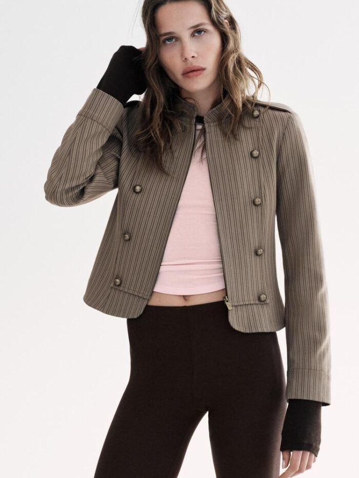 ÇİZGİLİ STREÇ BLAZER