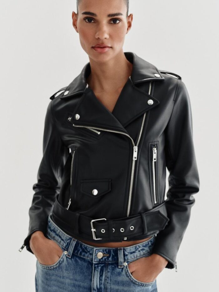 SUNİ DERİ BIKER CEKET