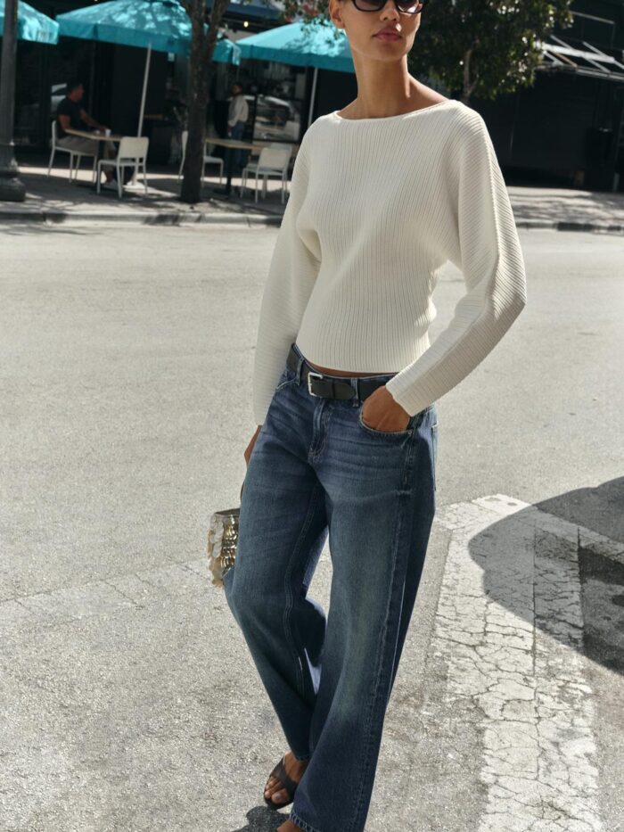 VOLÜMLÜ KOLLU FİTİLLİ KAZAK