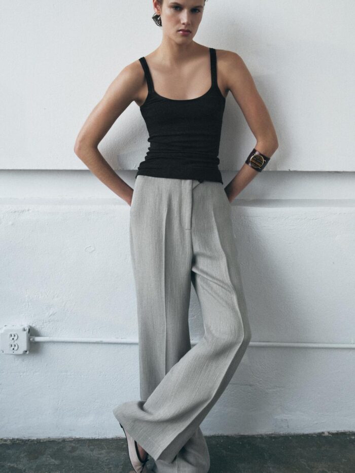 FİTİLLİ ASKILI T-SHIRT