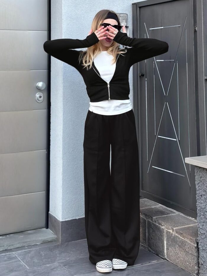 YUMUŞAK WIDE LEG PANTOLON