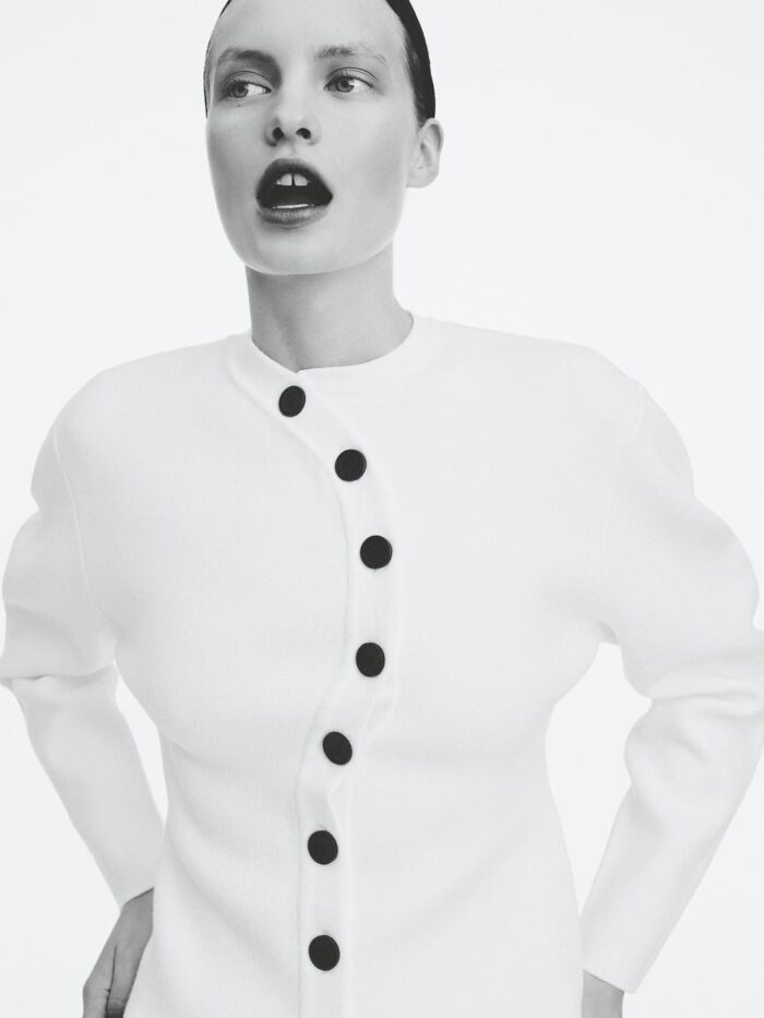 KRUVAZE TRİKO CEKET