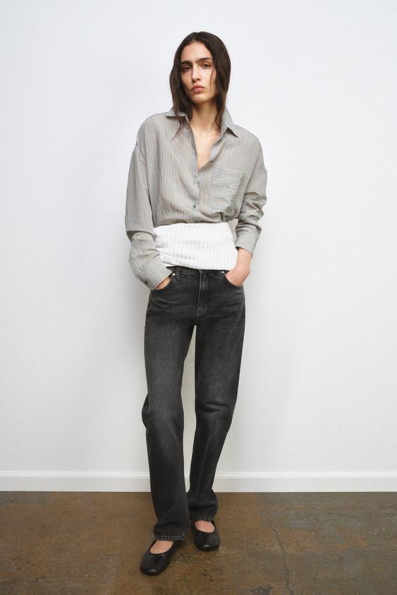 ZW COLLECTION ORTA BEL DÜZ PAÇA JEAN