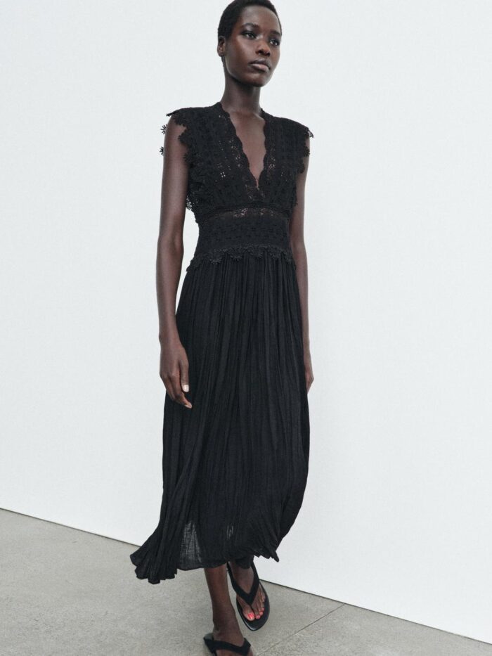 ZW COLLECTION DANTEL ELBİSE