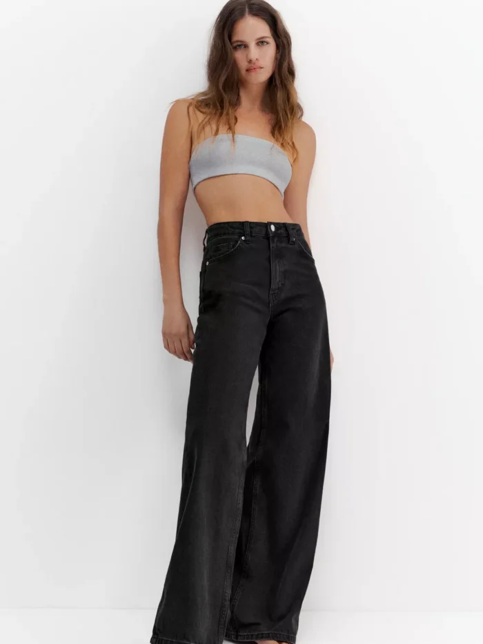 WİDE LEG YÜKSEK BEL JEAN