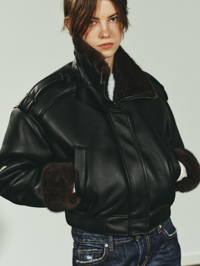 ÇİFT YÜZLÜ SUNİ DERİ BOMBER CEKET