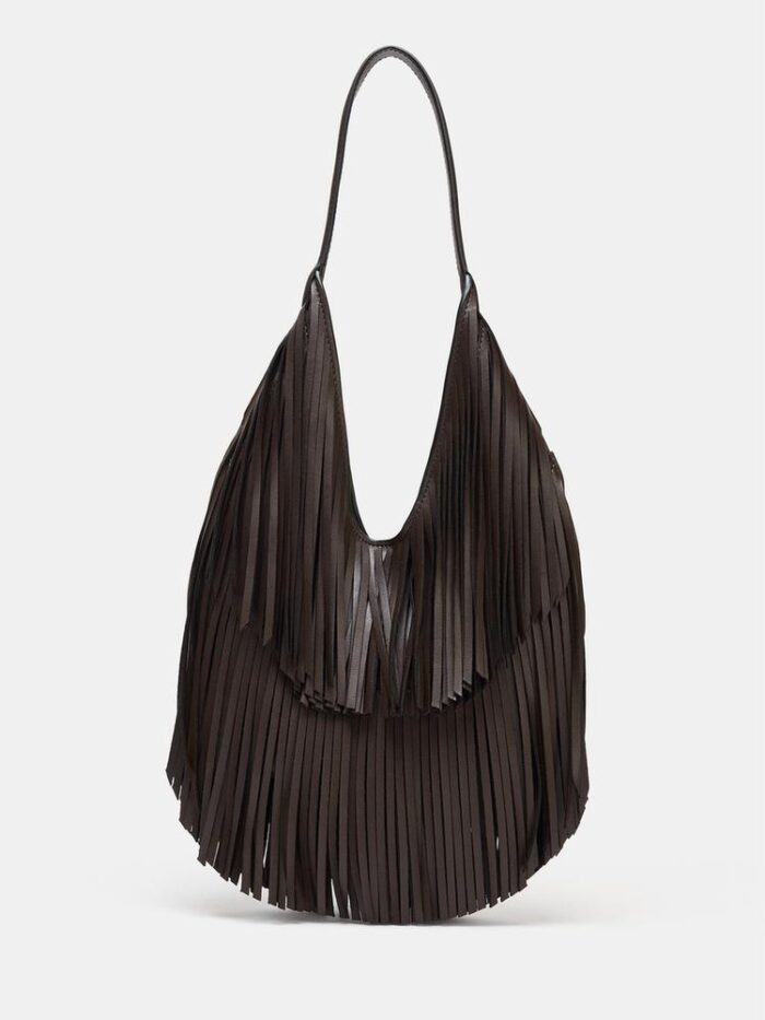 PÜSKÜLLÜ TOTE ÇANTA