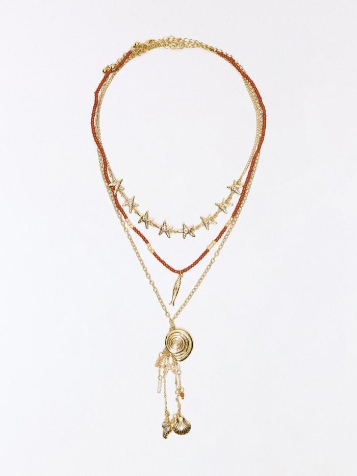 3'LÜ UÇLU KOLYE SETİ