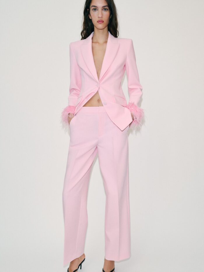 DÜZ KESİM DÜŞÜK BEL PANTOLON