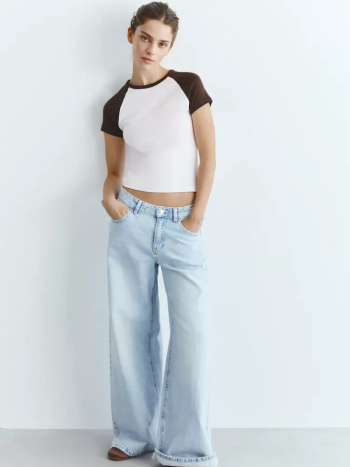 KISA KOLLU REGLAN T-SHİRT