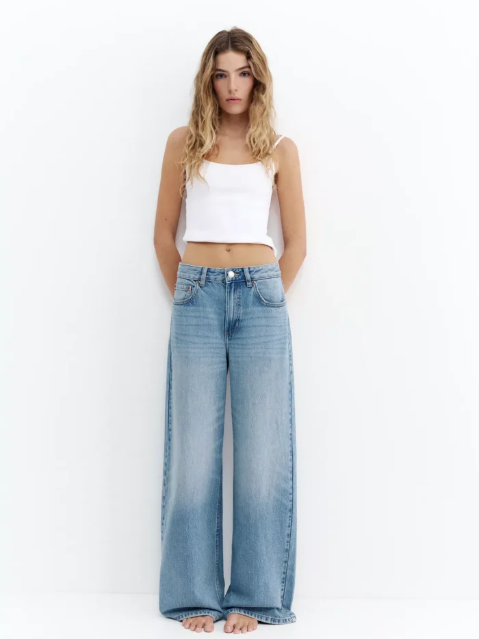 ÇİVİT MAVİSİ OVERSİZE BAGGY JEAN