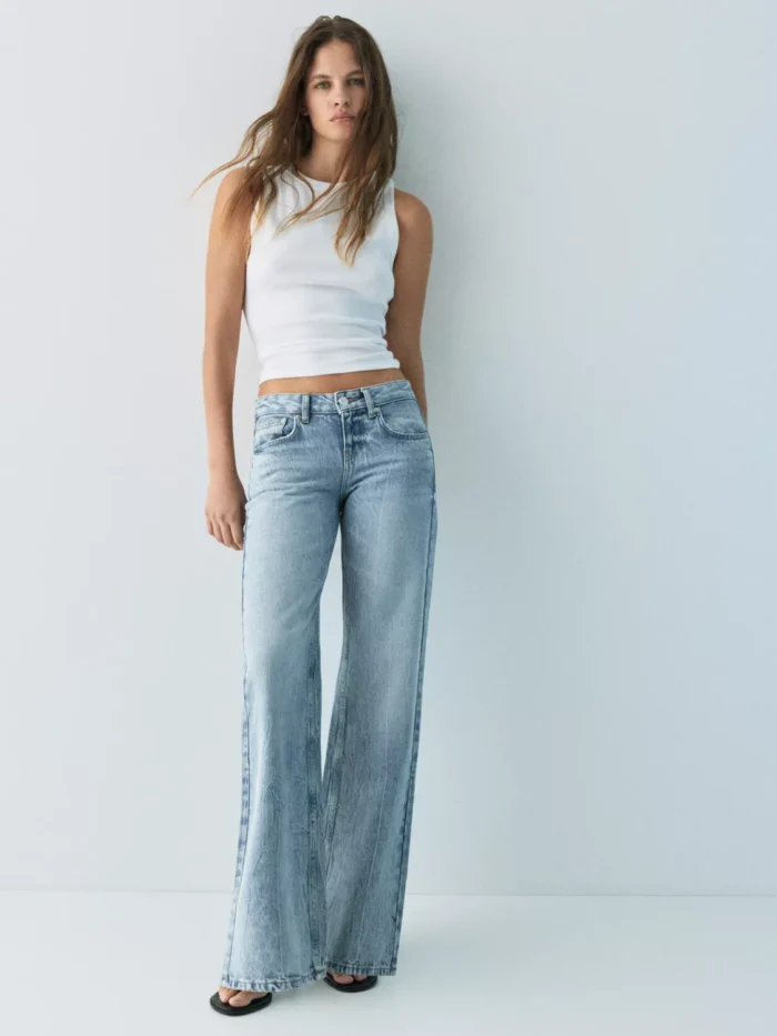 YILDIZ DETAYLI STRAİGHT FİT JEAN