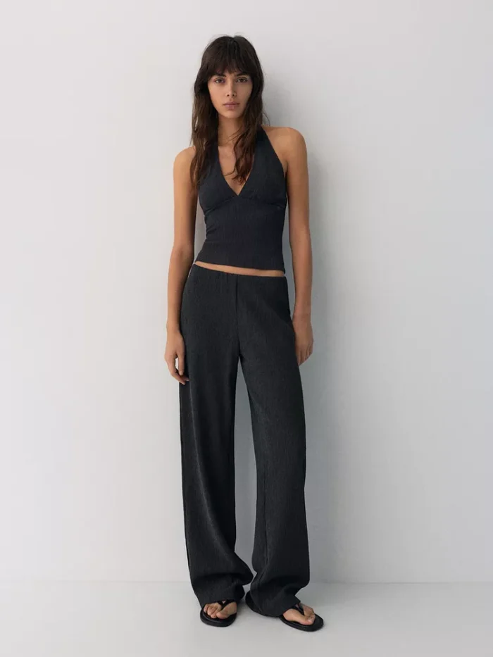 DÜZ BAMBUL PANTOLON