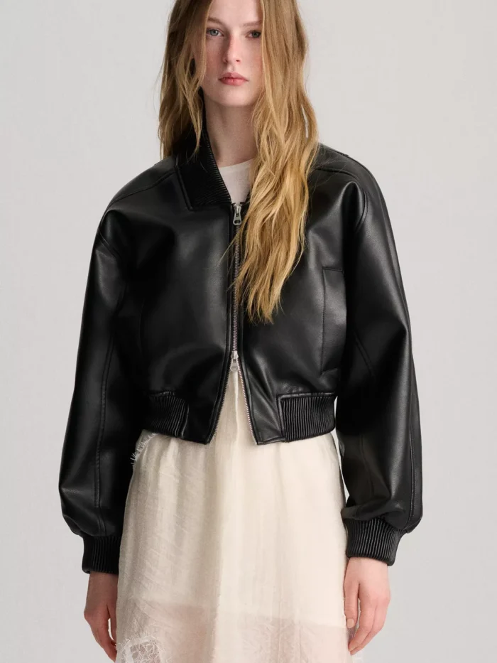 SUNİ DERİ BOMBER CEKET