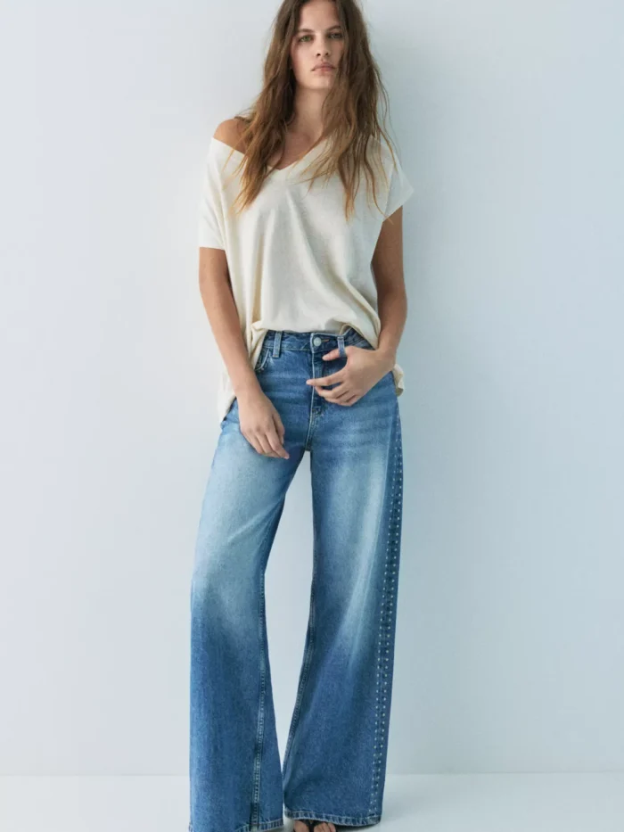 ZIMBALI GENİŞ PAÇA JEAN