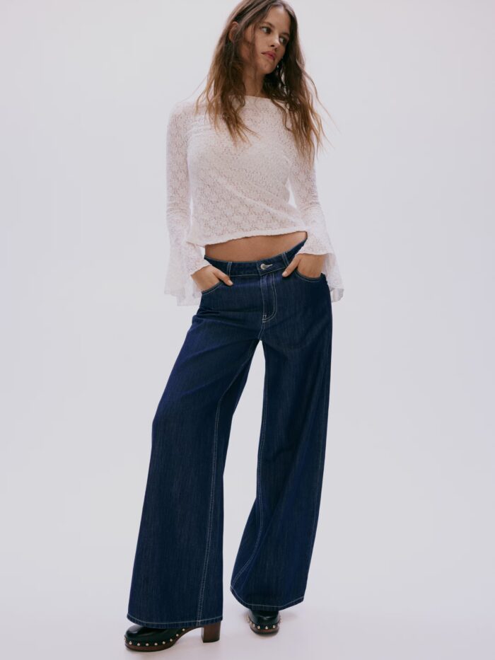 WİDE REGULAR WAİST JEANS