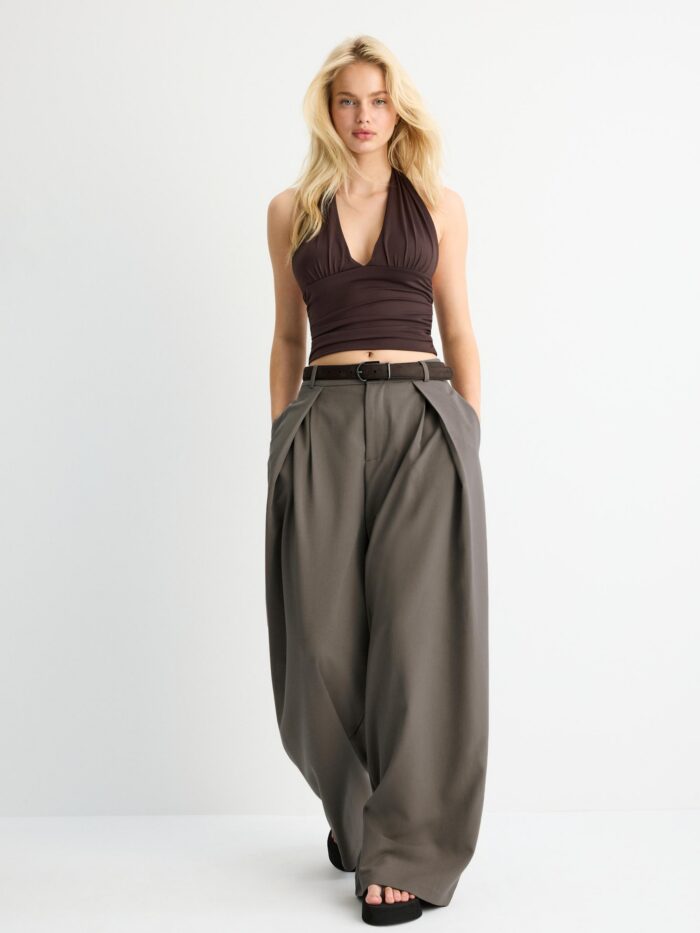 KEMERLİ MAXI-DART PANTOLON