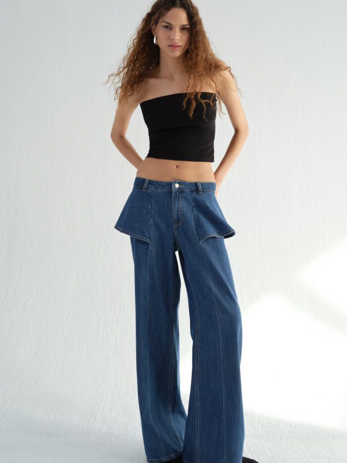 WIDE HIGH WAIST JEANS
