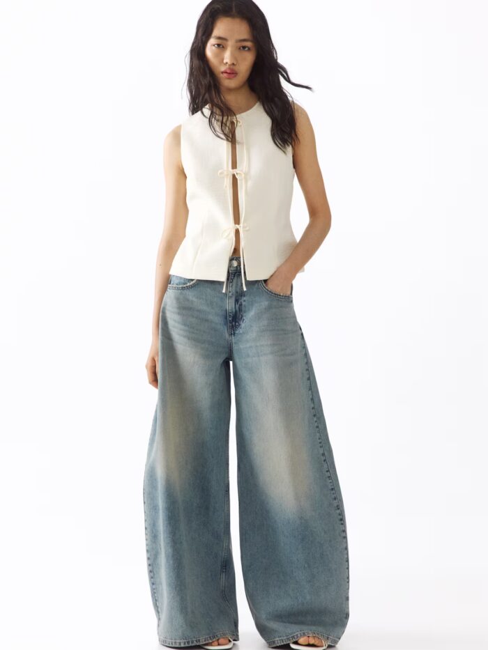 BARREL HIGH WAIST JEANS