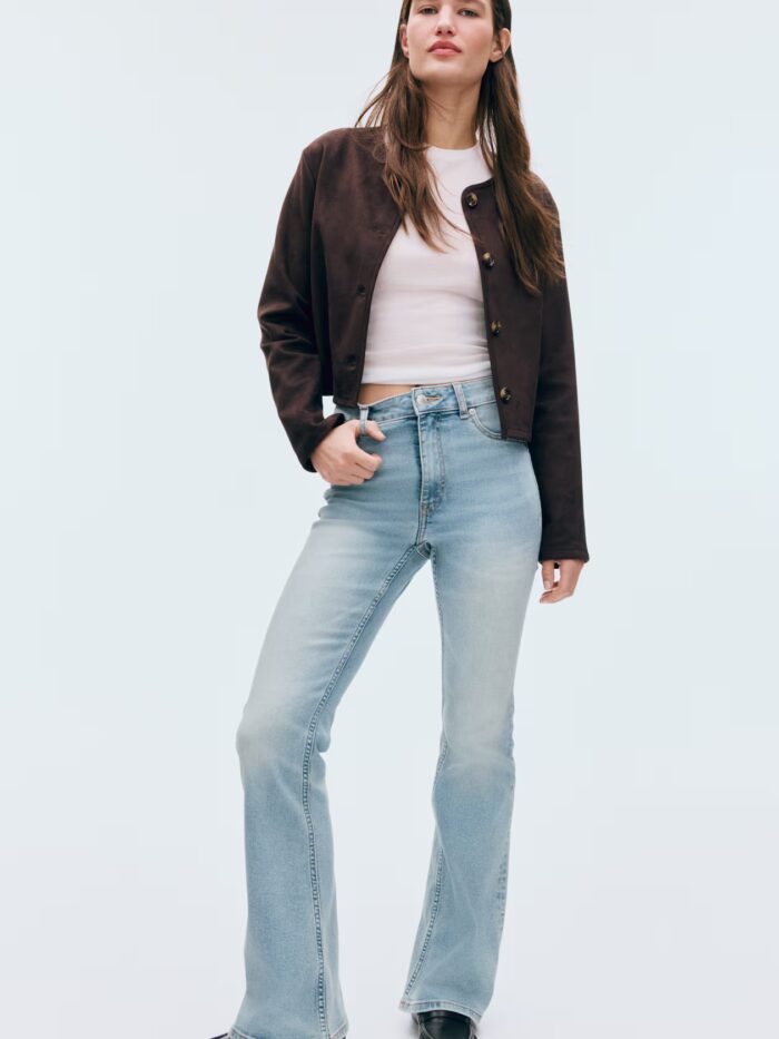 FLARED HIGH JEANS
